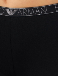 Жіноча піжама Emporio Armani лонгслів та штани 1159815094  (Чорний XL)