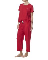 Жіноча піжама Tommy Hilfiger комплект футболка та штани 1159826300 (Червоний XL)