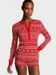 Домашний комплект Victoria’s Secret кофта и шорты 1159833007 (Красный S)