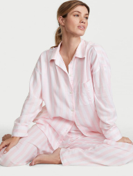 Жіноча піжама Victoria's Secret сорочка та штани 1159833588 (Рожевий XL)