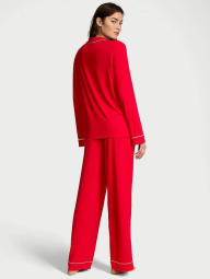 Женская пижама Victoria's Secret рубашка и штаны 1159834281 (Красный XS)