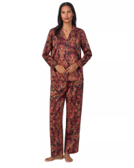 Женская сатиновая пижама Ralph Lauren рубашка и брюки 1159834717 (Разные цвета S)