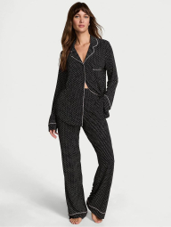 Женская пижама Victoria’s Secret рубашка и штаны 1159837666 (Черный M)