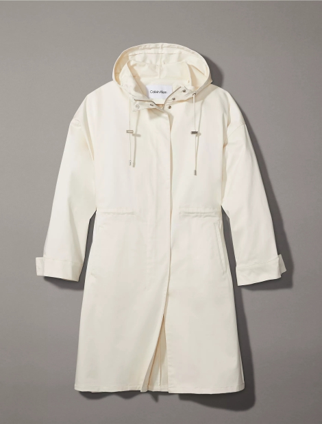 Женский плащ Calvin Klein куртка 1159809133 (Молочный, S)