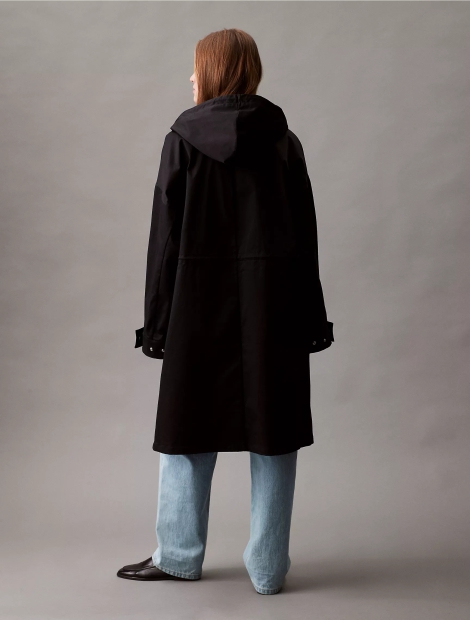 Женский плащ Calvin Klein куртка 1159809840 (Черный, XS)