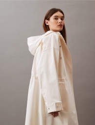 Жіночий плащ Calvin Klein куртка 1159808961 (Молочний, M)