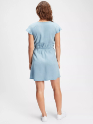Женское платье GAP с поясом art758159 (Голубой, размер S)