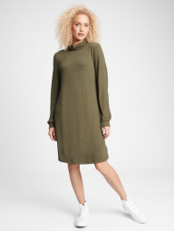 Платье с хомутом GAP туника art221862 (Зеленый, размер S)