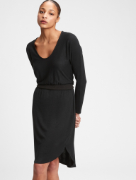 Платье женское GAP с резинкой по талии 1159757760 (Черный, M)