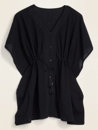 Женская летняя туника Old Navy пляжное платье 1159758532 (Черный, S)