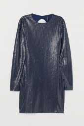 Женское платье H&M 1159759375 (Синий, S)