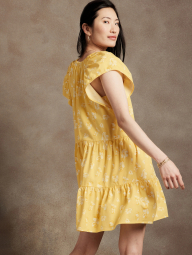 Женское легкое платье BANANA REPUBLIC 1159764845 (Желтый, M)