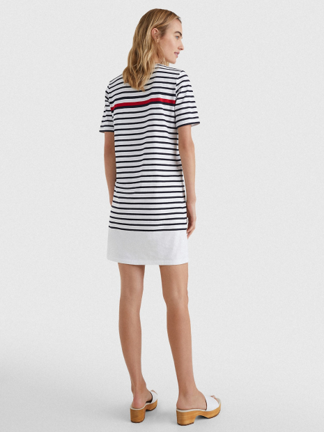 Женское платье Tommy Hilfiger с логотипом 1159766483 (Белый, XS)