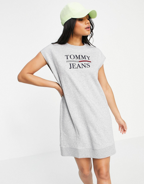 Жіноче плаття без рукавів Tommy Hilfiger з логотипом Tommy Jeans оригінал