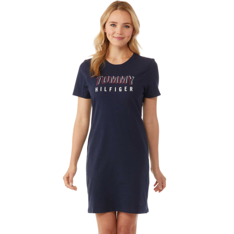 Женское платье Tommy Hilfiger с логотипом 1159775714 (Синий, XL)