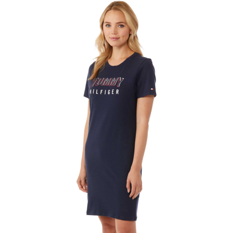 Женское платье Tommy Hilfiger с логотипом 1159775714 (Синий, XL)