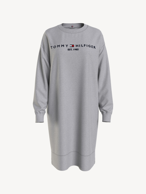 Женское платье-свитшот Tommy Hilfiger с логотипом 1159776703 (Серый, S)