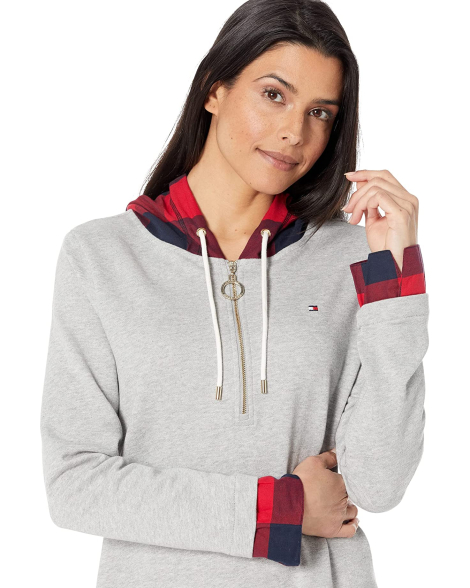 Женское платье Tommy Hilfiger с капюшоном 1159777629 (Серый, S)