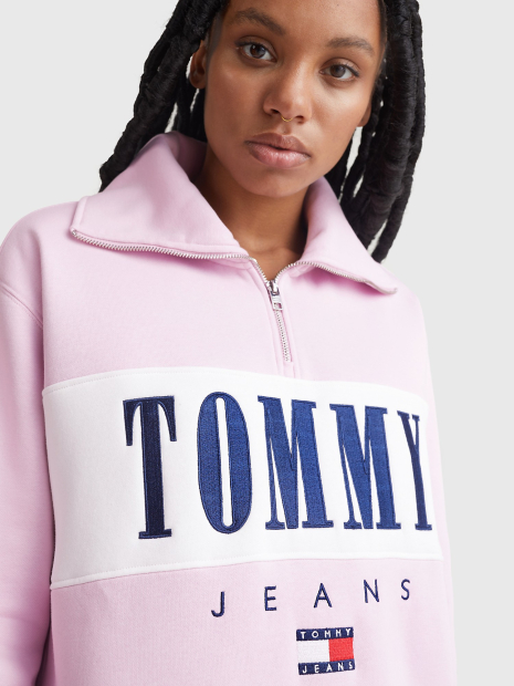 Теплое платье Tommy Hilfiger с длинным рукавом 1159778688 (Розовый, L)