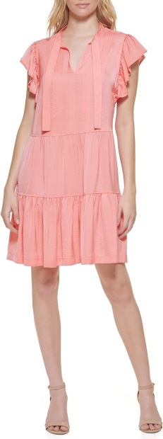 Жіноча легка сукня Tommy Hilfiger на зав'язках 1159797258 (Помаранчевий, 2)