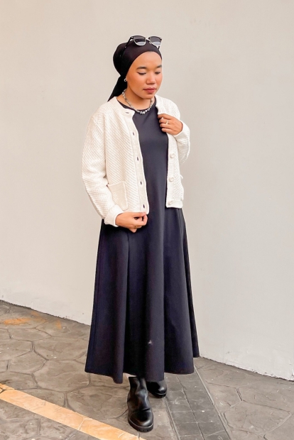 Жіноча сукня Uniqlo з технологією AIRism 1159799185 (Сірий, S)
