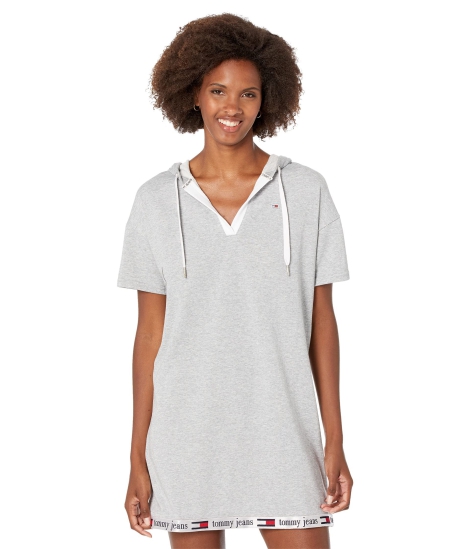 Женское платье-худи Tommy Hilfiger с капюшоном 1159806970 (Серый, S)