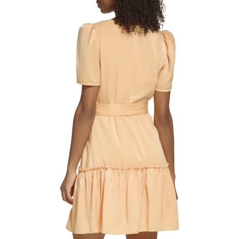 Жіноча легка міні-сукня Karl Lagerfeld Paris з рюшами 1159807177 (Жовтий, 12(L))