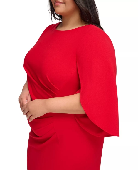 Элегантное женское платье DKNY 1159807856 (Красный, 18W)