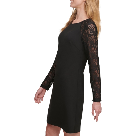 Женское платье Tommy Hilfiger с кружевными вставками 1159810000 (Черный, 6)