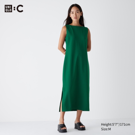 Жіноча сукня Uniqlo 1159810856 (Зелений, S)