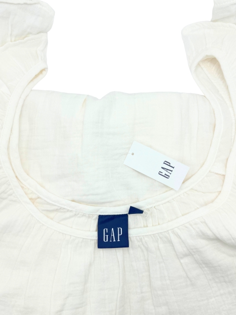 Женское платье мини GAP с рюшами 1159812998 (Белый, XL)