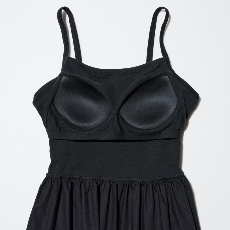 Сукня Uniqlo на тонких бретельках BRA TOP 1159818689 (Чорний XS)