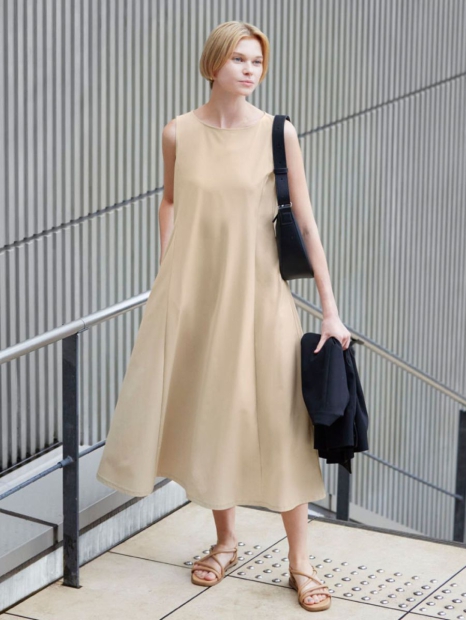 Сукня без рукавів AIRism Ultra Stretch Uniqlo 1159822009 (Бежевий M)