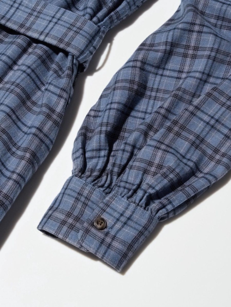 Жіноча сукня-сорочка UNIQLO з поясом 1159824686 (Синій L)