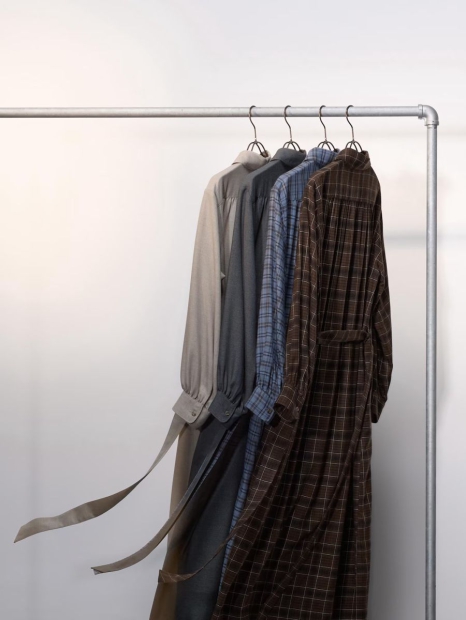 Жіноча сукня-сорочка UNIQLO з поясом 1159824686 (Синій L)