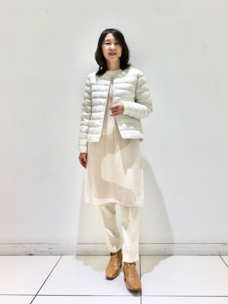 Теплое платье с длинным руковом Uniqlo 1159825258 (Бежевый S)