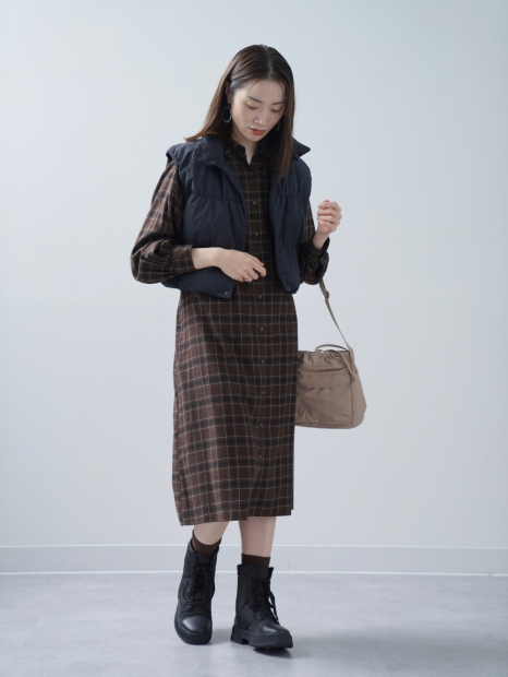 Сукня-сорочка UNIQLO з поясом 1159825232 (Коричневий S)