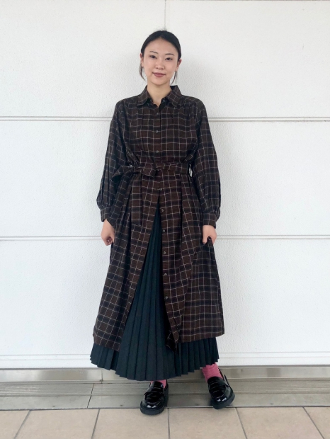 Сукня-сорочка UNIQLO з поясом 1159825232 (Коричневий S)