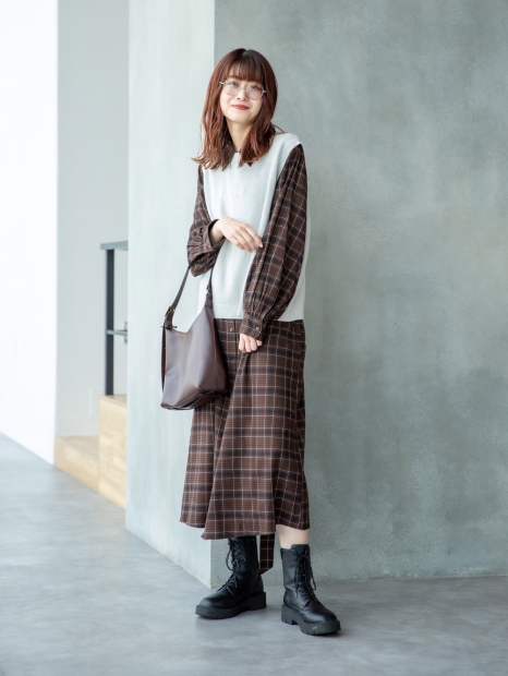 Сукня-сорочка UNIQLO з поясом 1159825232 (Коричневий S)