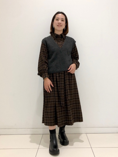 Сукня-сорочка UNIQLO з поясом 1159825232 (Коричневий S)