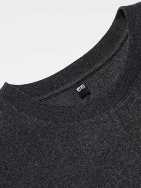 Тепла сукня з довгим рукавом Uniqlo 1159825461 (Сірий S)