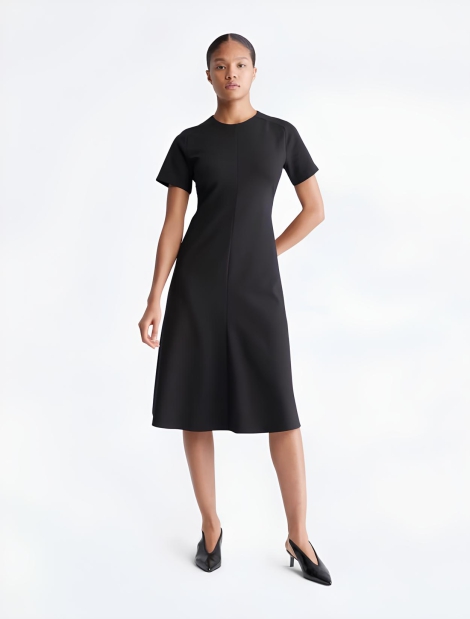 Женское платье миди Calvin Klein 1159827030 (Черный 2)