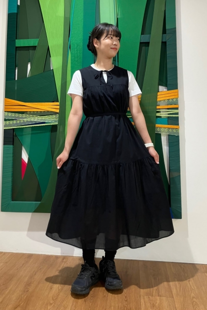 Легка бавовняна сукня Uniqlo без рукавів 1159828587 (Чорний L)