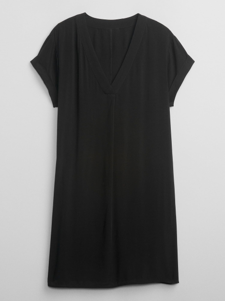Женское платье-футболка GAP 1159832497 (Черный L)