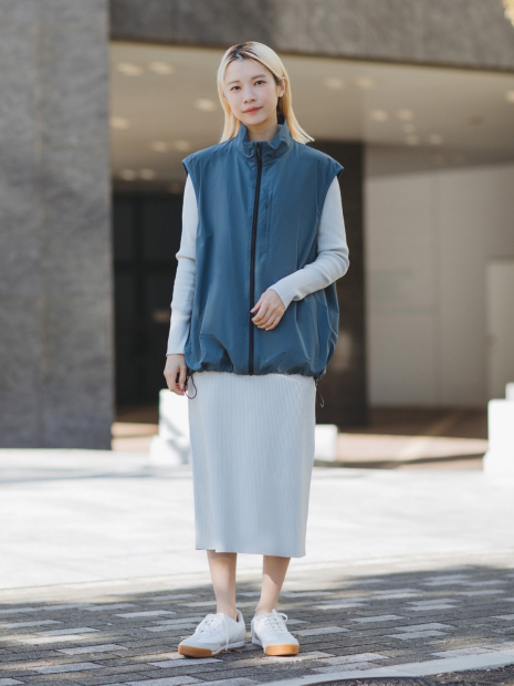Женское платье Uniqlo в рубчик 1159833250 (Серый L)