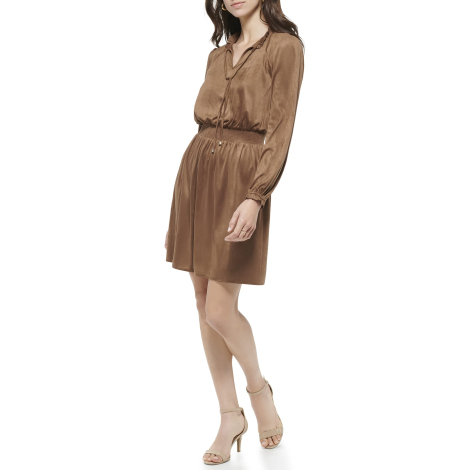 Жіноча сукня Tommy Hilfiger з екозамші 1159834652 (Коричневий 12)