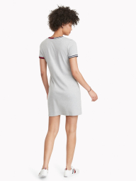 Женское платье Tommy Hilfiger с логотипом 1159765775 (Серый, L)