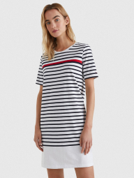 Женское платье Tommy Hilfiger с логотипом 1159766483 (Белый, XS)