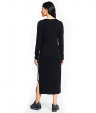 Женское платье Tommy Hilfiger в рубчик с логотипом 1159766562 (Черный, XS)