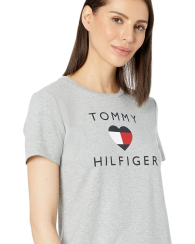 Женское платье-футболка Tommy Hilfiger с логотипом 1159770302 (Серый, M)